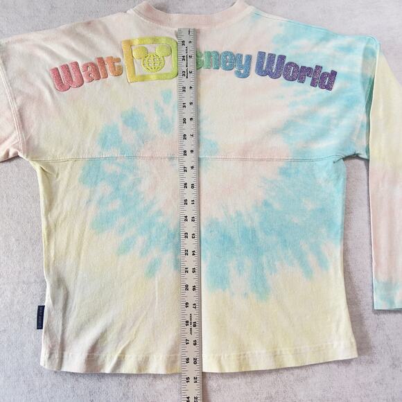 Disney Parks Spirit Jersey Girl's L Pastel Tye Dye w/ Puffy Lettering Logos - Picture 13 of 16